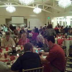 A packed event at the Lake Norman (NC) Fire Rescue awards dinner